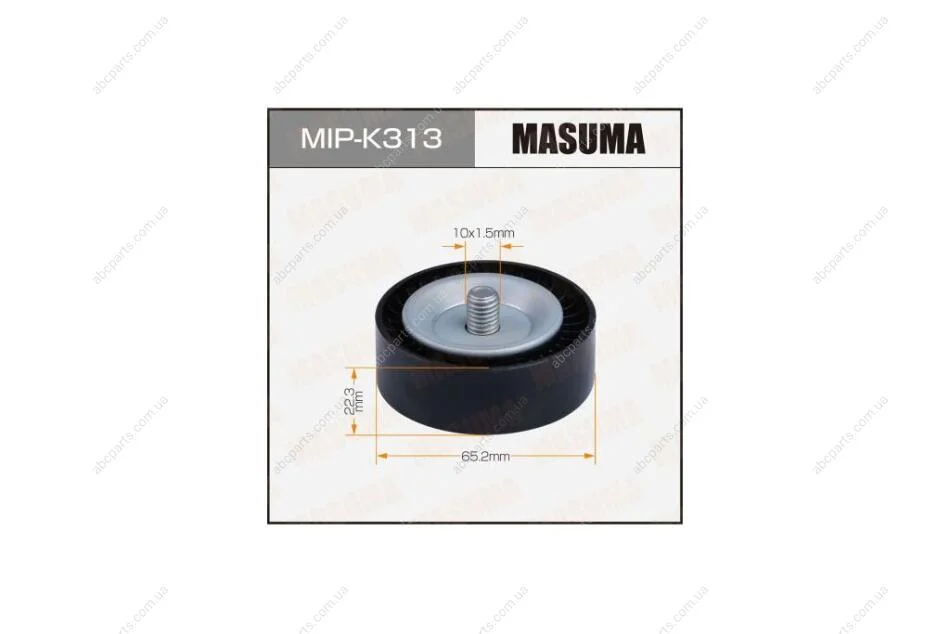 Ролик обводной ремня привода навесного оборудования, U, U2 (MIP-K313) MASUMA MIPK313 (фото 1)