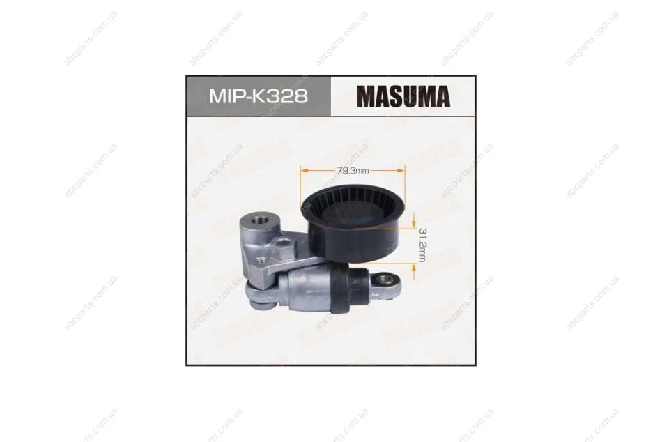 Натяжитель ремня генератора HYUNDAI ix55 3.0 V6 CRDi 4WD, 3.8 V6 4WD, 3.8 V6 (07-16) (MIP-K328) MASUMA MIPK328 (фото 1)
