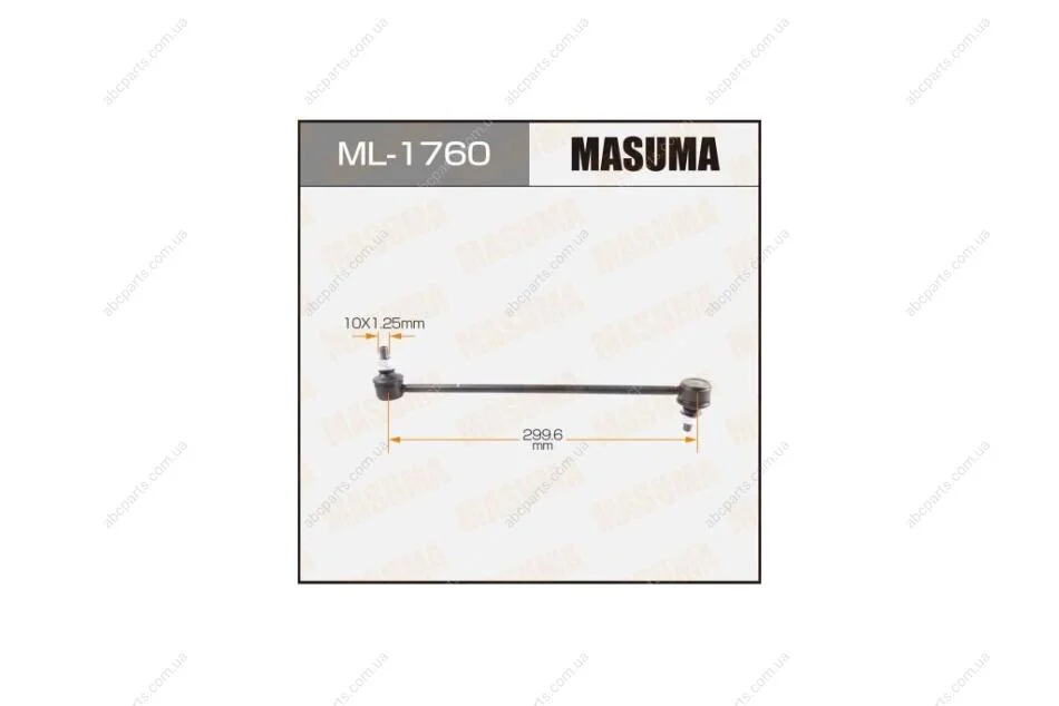 Стійка стабілізатора переднього MAZDA 3/ BLEFP09- (ML-1760) MASUMA ML1760 (фото 1)