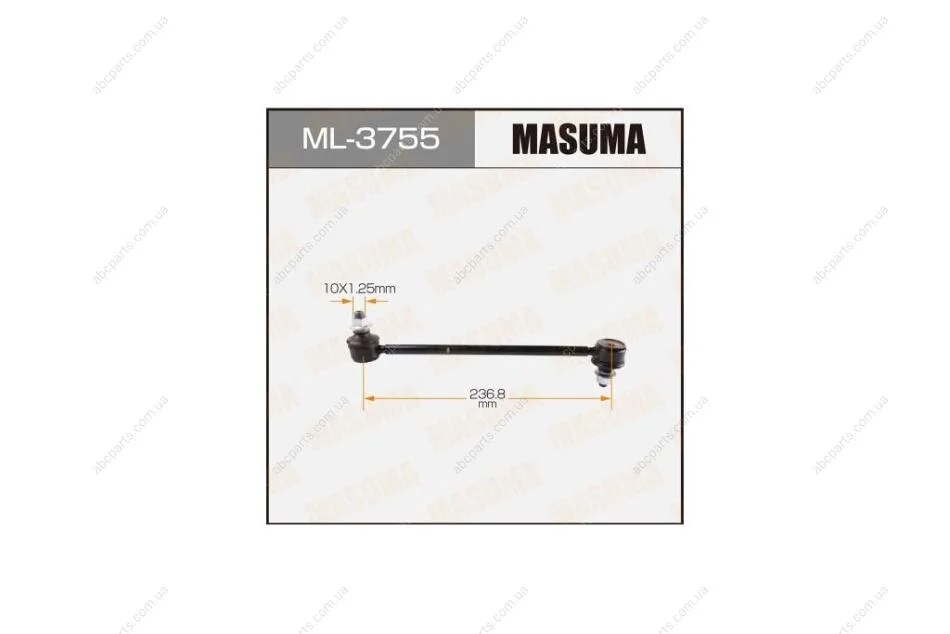 Стійка стабілізатора заднього Toyota Avalon, Camry (01-), Highlander, Venza (08-16) (ML-3755) MASUMA ML3755 (фото 1)