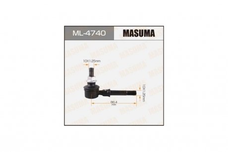 Стойка стабилизатора передн HYUNDAI i30 (12-17), NISSAN ALMERA II (00-17)/NISSAN ALMERA Classic (02-09) MASUMA ML4740