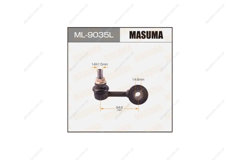 Стойка стабилизатора переднего левая Lexus LX570/ Toyota Land Cruiser (07-) (ML-9035L) MASUMA ML9035L (фото 1)
