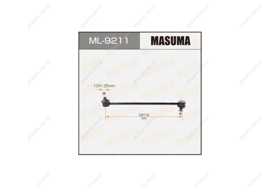 Стійка стабілізатора переднього Mazda CX-5 (12-), CX-9 (17-), 6 (12-) (ML-9211) MASUMA ML9211 (фото 1)