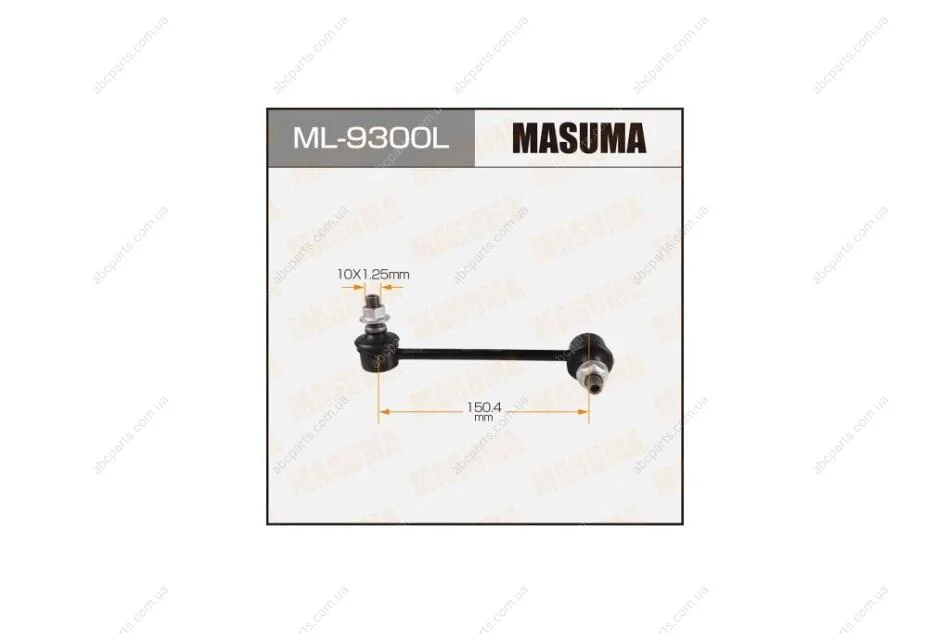 Стійка стабілізатора передній лев MITSUBISHI CARISMA Ліфтбек (DA_), LANCER VII (ML9300L) MASUMA 'ML9300L (фото 1)
