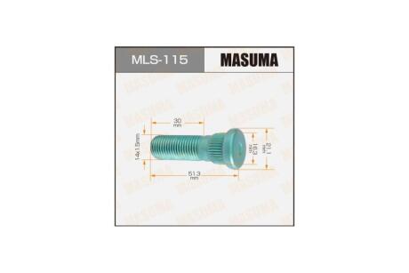 Шпилька колеса (MLS-115) MASUMA MLS115