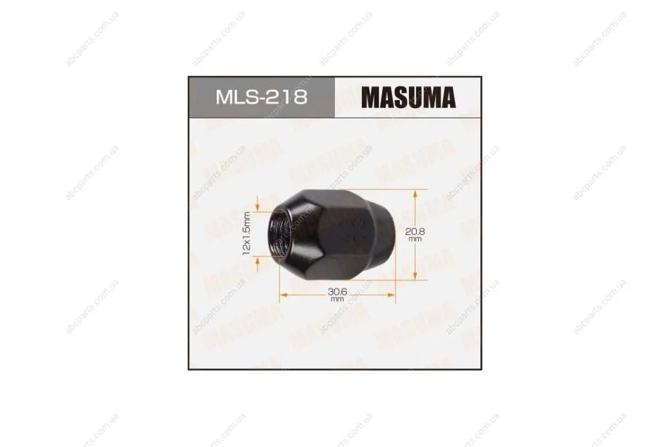 Гайка колеса Toyota (MLS-218) MASUMA MLS218 (фото 1)