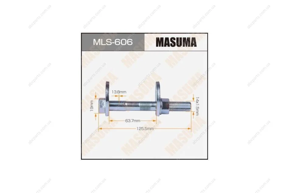 Болт розвальний Toyota (MLS-606) MASUMA 'MLS606 (фото 1)