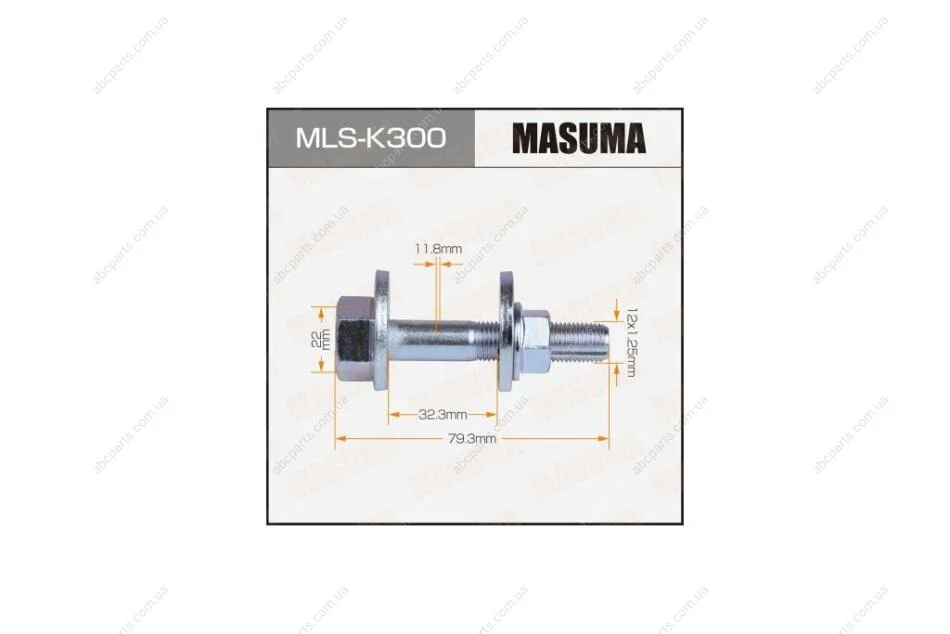 Болт развальный Hyundai (MLS-K300) MASUMA MLSK300 (фото 1)