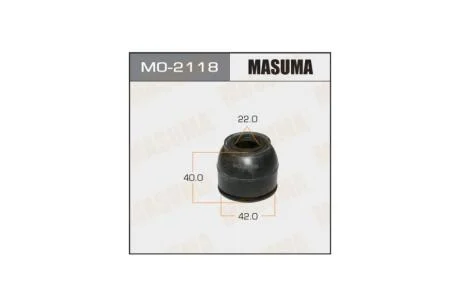 Пыльник опоры шаровой 22х42х40 (MO-2118) MASUMA MO2118