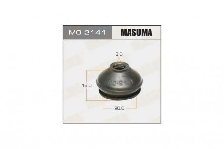 Пыльник опоры шаровой 8х20х16 HONDA CIVIC IX (12-20), HONDA ACCORD IX 2.4 (14-19) MASUMA MO2141