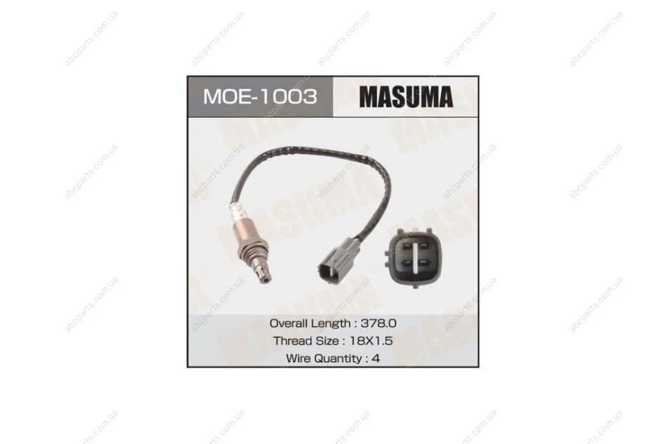 Датчик кисню (лямбда-зонд) Lexus RX350 (08-11) / Toyota Avensis (03-08), Camry (01-07), Highlander (03-10), RAV 4 (MOE-1003) MASUMA MOE1003 (фото 1)