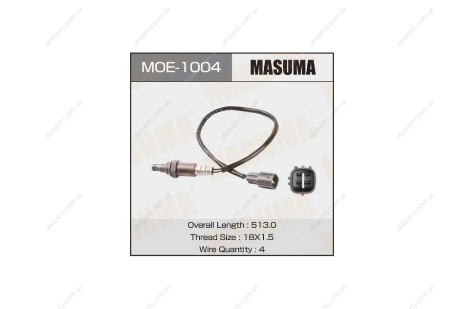 Датчик кисню (лямбда-зонд) Toyota Camry (03-07), Highlander (07-10), RAV 4 (03-12) (MOE-1004) MASUMA MOE1004 (фото 1)