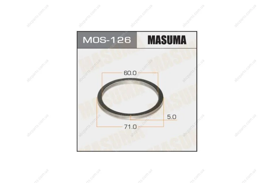 Кільце глушника графітове (MOS-126) MASUMA MOS126 (фото 1)