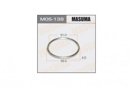 Кольцо глушителя MASUMA MOS138