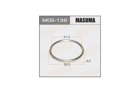 Кольцо глушителя (MOS-138) MASUMA MOS138
