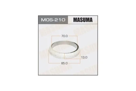 Кільце глушника графітове Nissan (70x85x13) (MOS-210) MASUMA MOS210