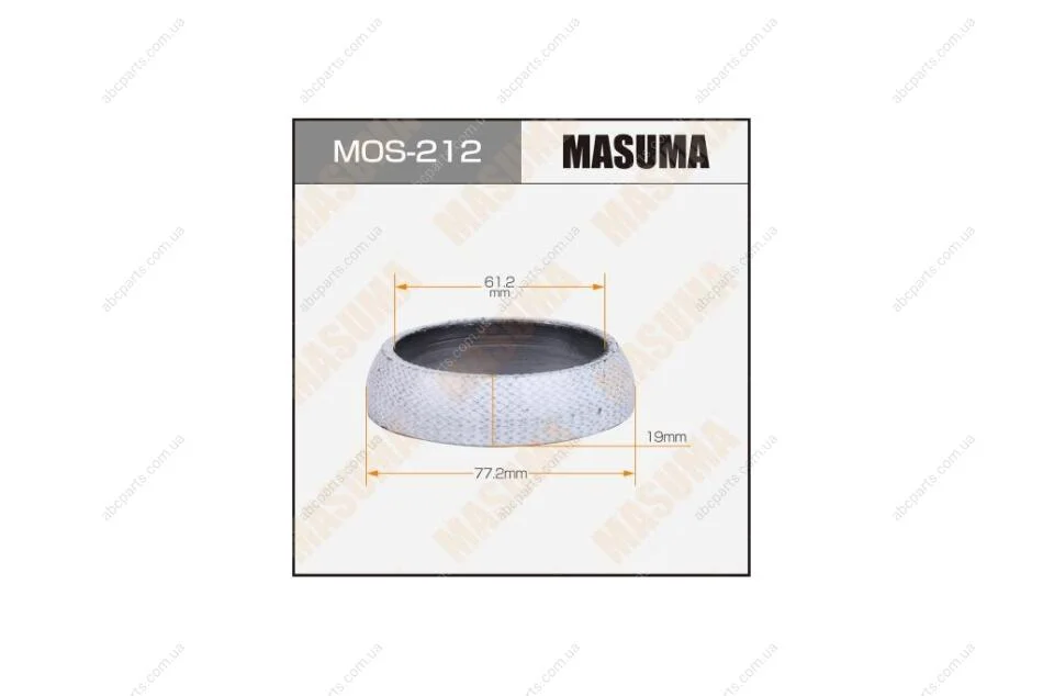 Кільце глушника 61.2 x 77.2 (MOS-212) MASUMA MOS212 (фото 1)