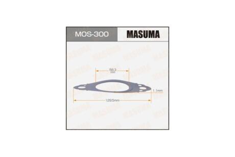 Прокладка глушителя 56.3x129.5x1.1 (MOS-300) MASUMA 'MOS300