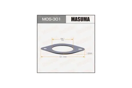 Прокладка 64.1x131.1x1.2 (MOS-301) MASUMA MOS301