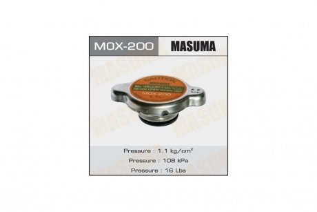 Крышка радиатора Mitsubishi/ Subaru/ Toyota 1.1 bar MASUMA MOX200