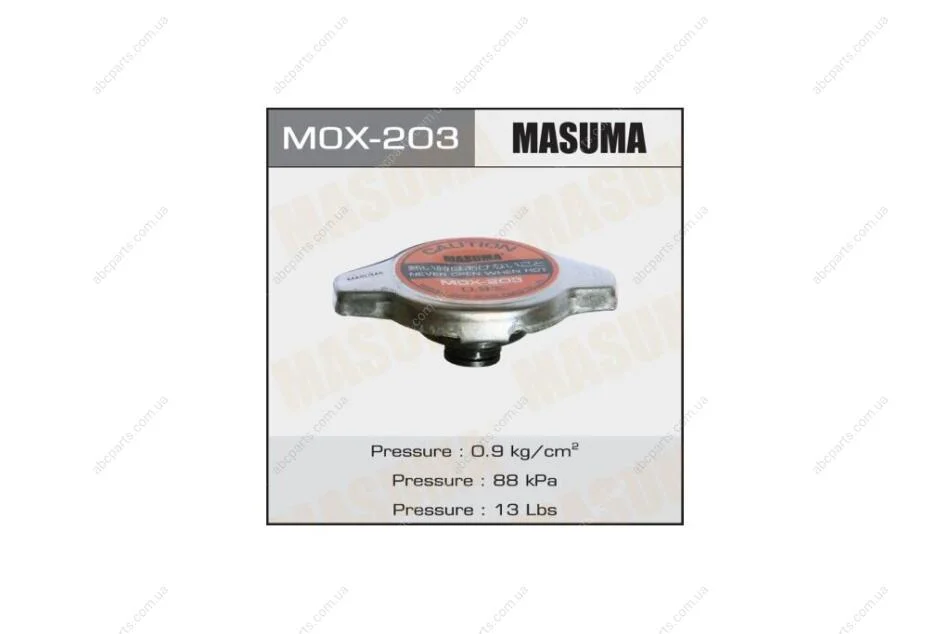 Кришка радіатора Lexus/ Mitsubishi/ Toyota 0.9 bar (MOX-203) MASUMA MOX203 (фото 1)