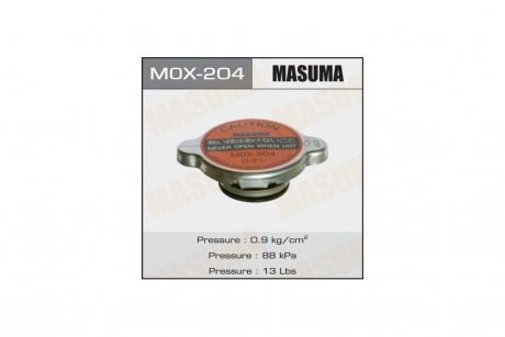 Крышка радиатора Mitsubishi/ Toyota 0.9 bar MASUMA MOX204