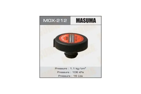 Крышка радиатора Toyota 1.1 bar (MOX-212) MASUMA MOX212