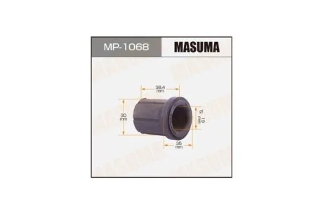 Втулка рессорная нижняя (Кратно 2) Toyota Hilux (05-15) (MP-1068) MASUMA MP1068