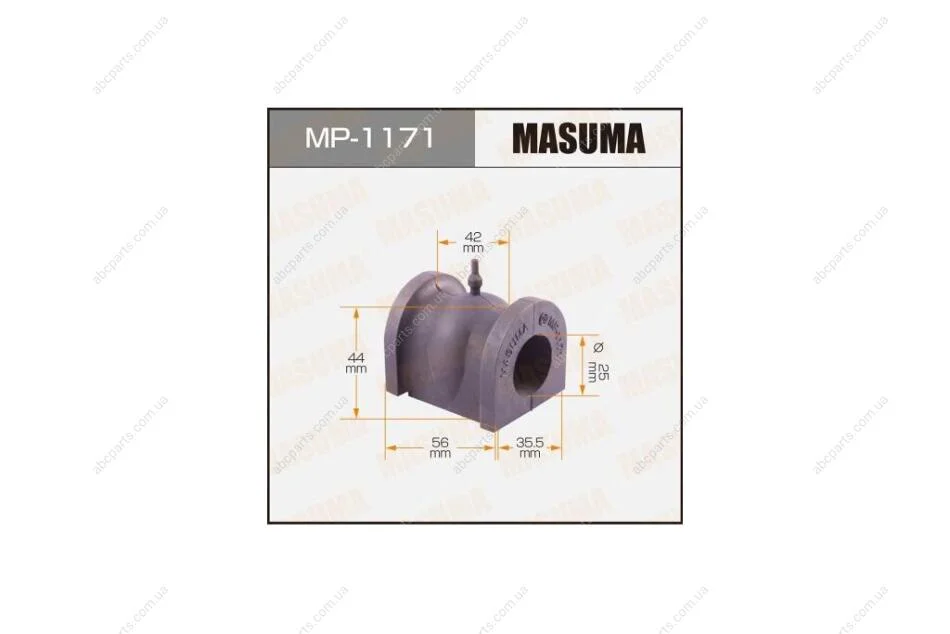 Втулка стабілізатора переднього (Кратно 2) Honda HR-V (00-06) (MP-1171) MASUMA MP1171 (фото 1)