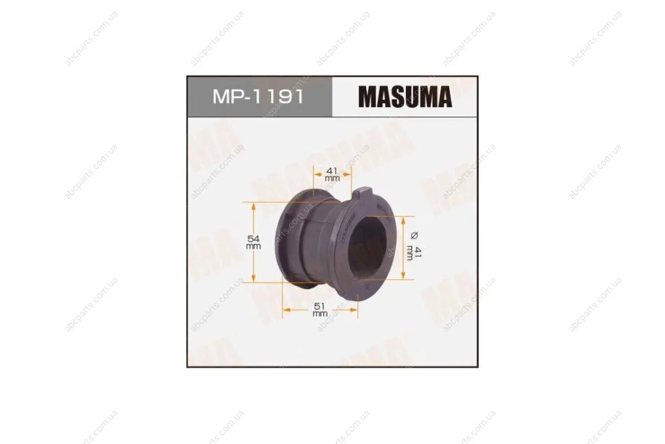 Втулка стабілізатора переднього (Кратно 2) Toyota Land Cruiser Prado (13-) (MP-1191) MASUMA MP1191 (фото 1)