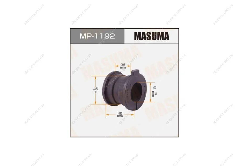 Втулка стабілізатора заднього (Кратно 2) Lexus GX 470 (03-09) (MP-1192) MASUMA MP1192 (фото 1)