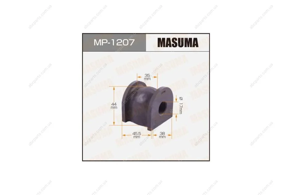 Втулка стабілізатора заднього (Кратно 2) Honda Accord, Accord Tourer (10-13) (MP-1207) MASUMA MP1207 (фото 1)