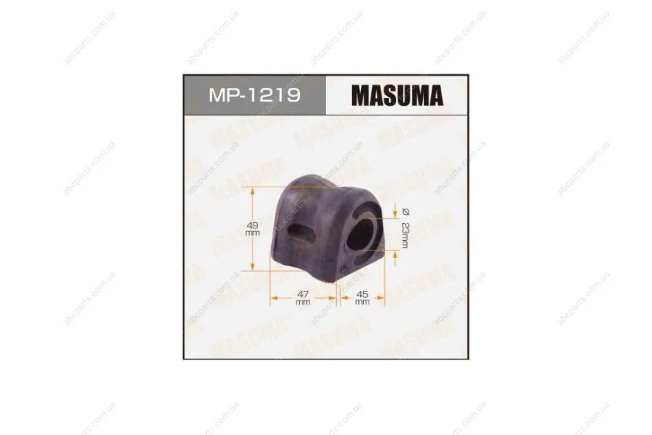 Втулка стабилизатора переднего (Кратно 2) Honda Civic (09-) (MP-1219) MASUMA MP1219 (фото 1)