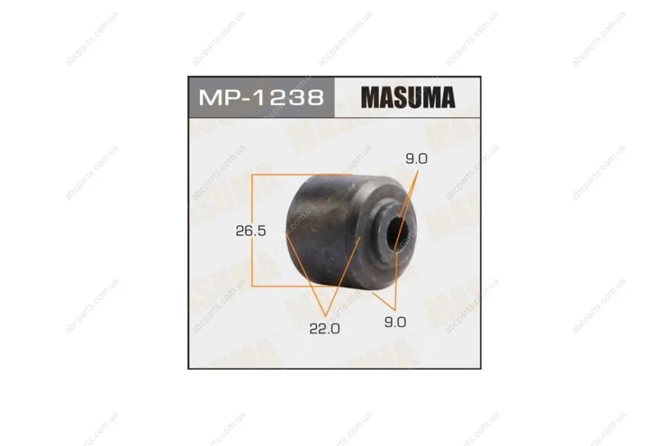 Втулка стабилизатора /задн/ LAND CRUISER PRADO, FJ CRUISER / TRJ150W, GSJ15L (MP-1238) MASUMA 'MP-1238 (фото 1)