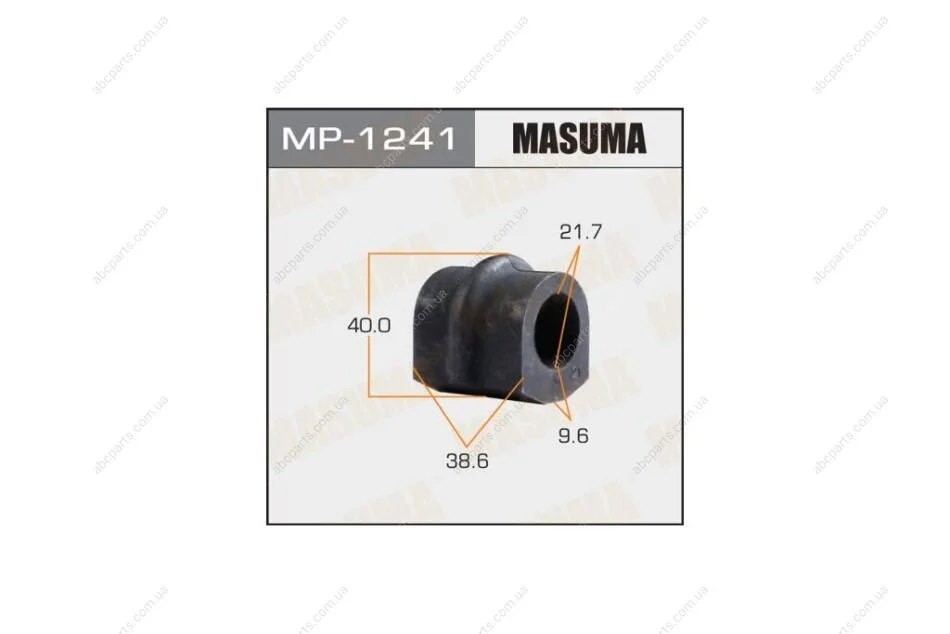 Втулка стабілізатора заднього (Кратно 2) Nissan Primera (01-07) (MP-1241) MASUMA MP1241 (фото 1)