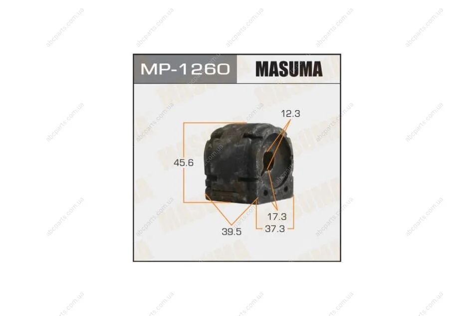 Втулка стабілізатора заднього (Кратно 2) Mazda 6 (12-) (MP-1260) MASUMA MP1260 (фото 1)