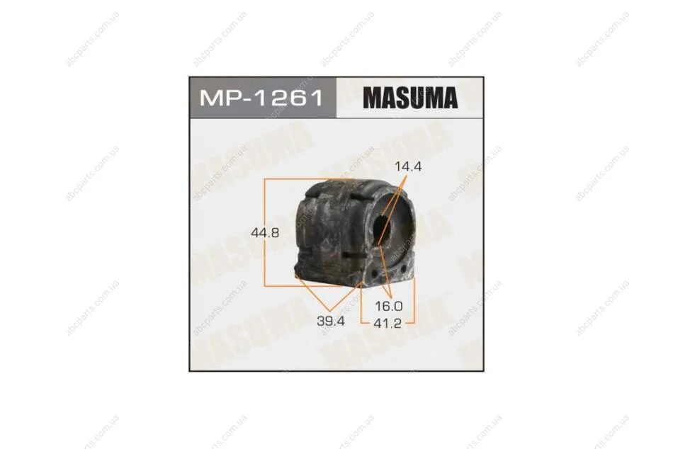 Втулка стабілізатора заднього (Кратно 2) Mazda CX-5 (18-), 3 (13-) (MP-1261) MASUMA MP1261 (фото 1)
