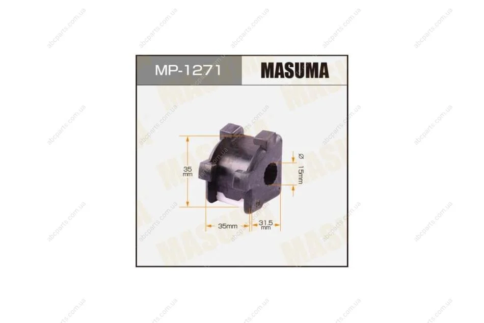 Втулка стабілізатора (Кратно 2) зад AVENSIS / ZZT221L, AT220L (MP1271) MASUMA 'MP1271 (фото 1)