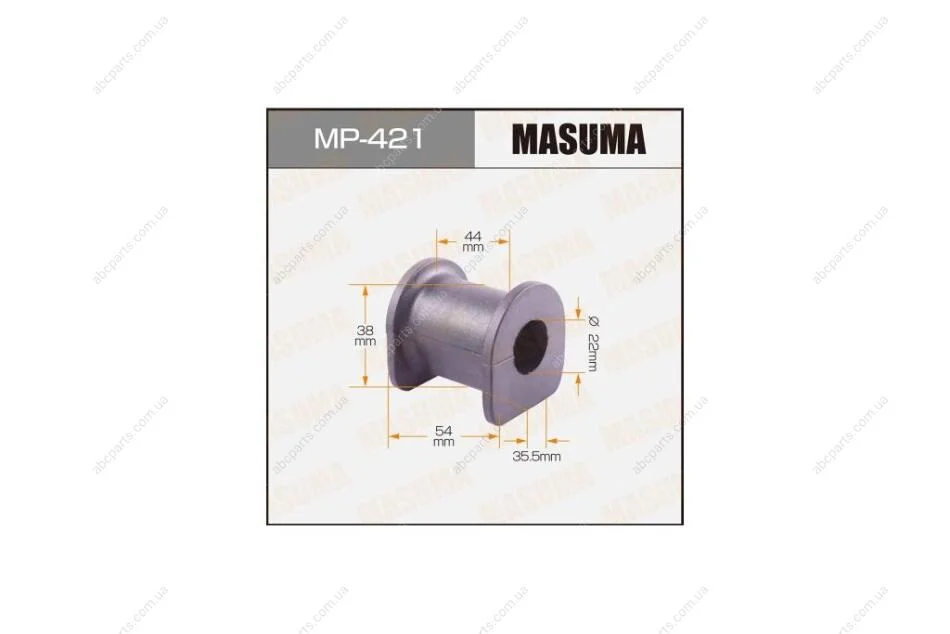 Втулка стабилизатора переднего (Кратно 2) Mitsubishi (MP-421) MASUMA MP421 (фото 1)