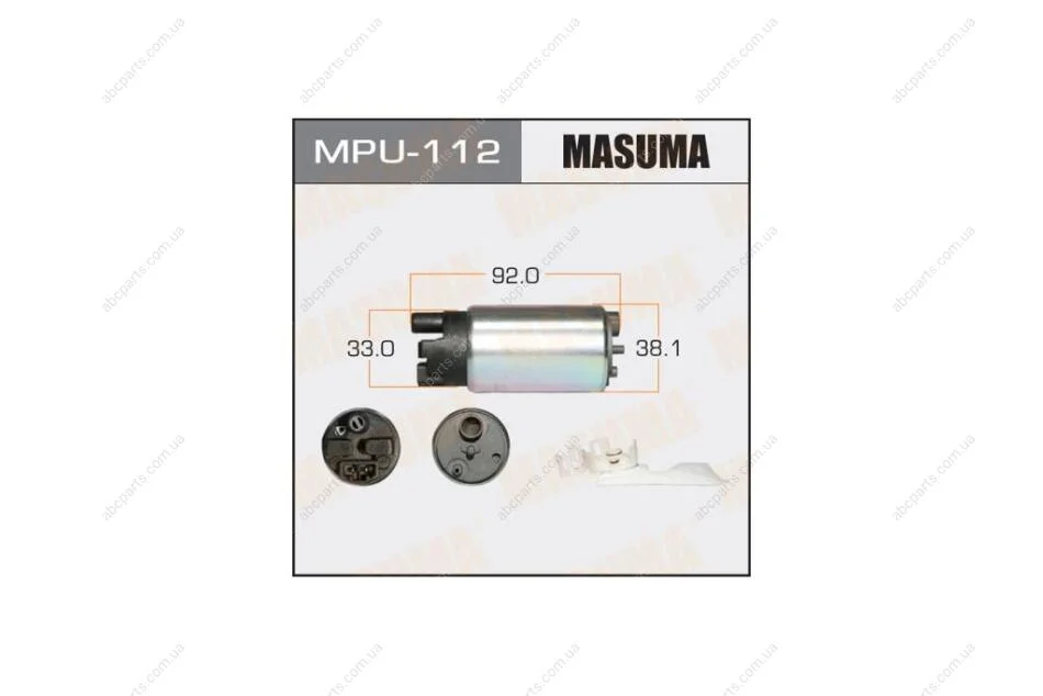 Бензонасос електричний (+ сіточка) Toyota (MPU-112) MASUMA MPU112 (фото 1)