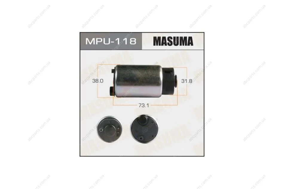 Бензонасос електричний Бензонасос электрический (+сіточка) Toyota (MPU-118) Toyota (MPU-118) MASUMA MPU118 (фото 1)
