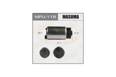 Бензонасос електричний Бензонасос электрический (+сіточка) Toyota (MPU-118) Toyota (MPU-118) MASUMA MPU118