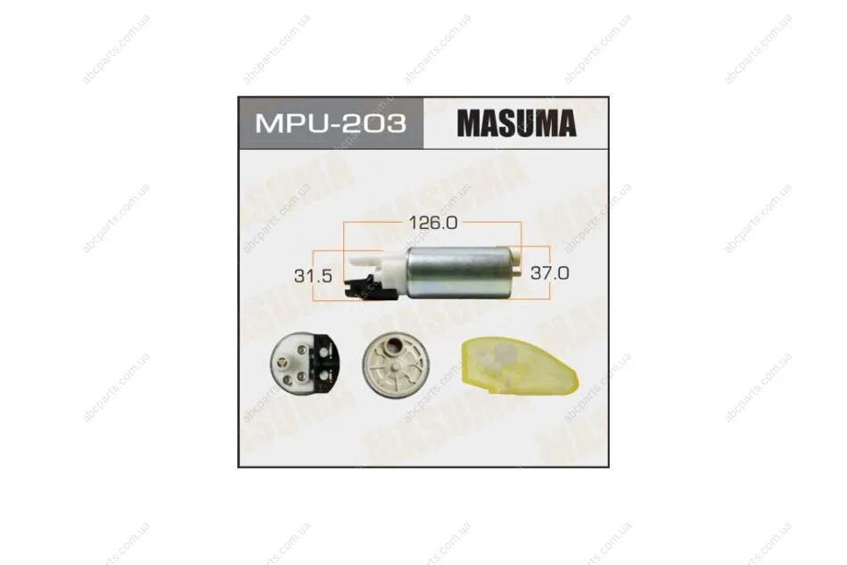 Бензонасос электрический (+сеточка) Nissan (MPU-203) MASUMA MPU203 (фото 1)