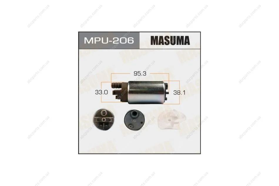 Бензонасос электрический (+сеточка) Nissan (MPU-206) MASUMA MPU206 (фото 1)