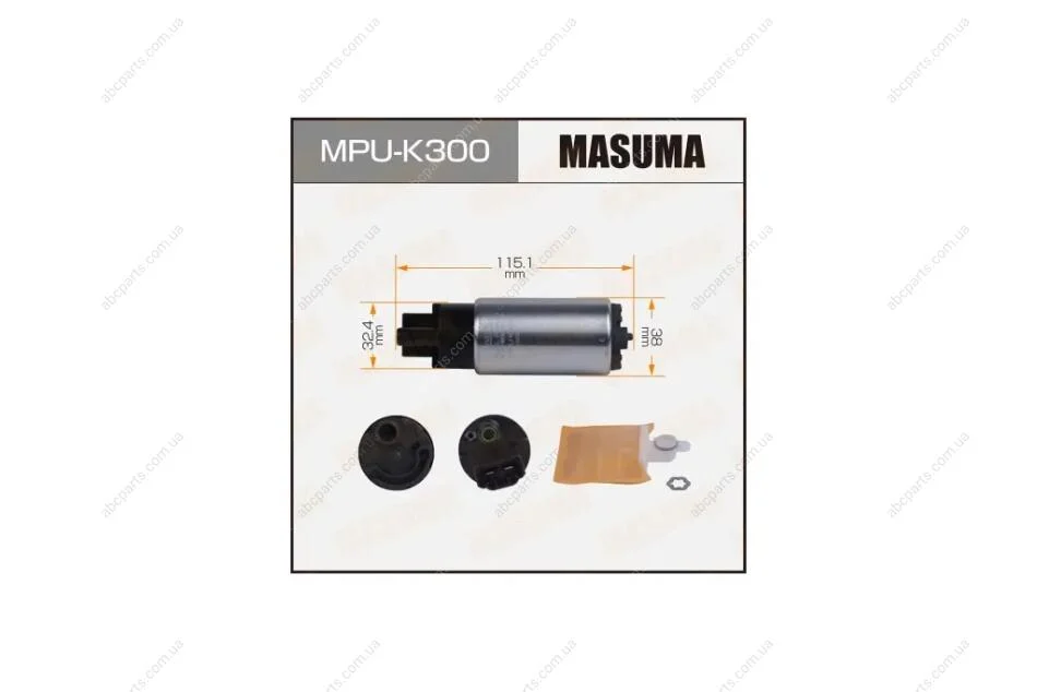 Бензонасос електричний (+сіточка) Hyundai/ KIA (MPU-K300) MASUMA MPUK300 (фото 1)