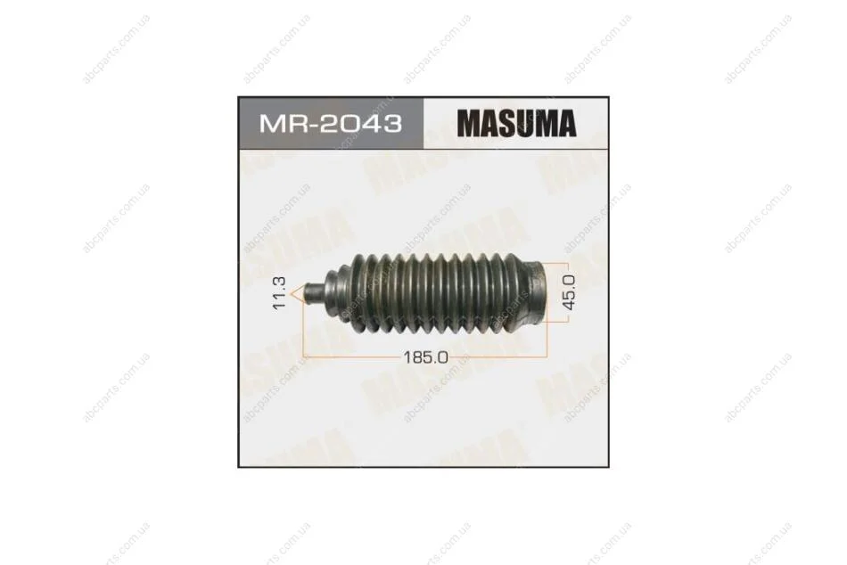 Пильовик рульової рейки Mitsubishi Colt, Lancer (MR-2043) MASUMA MR2043 (фото 1)