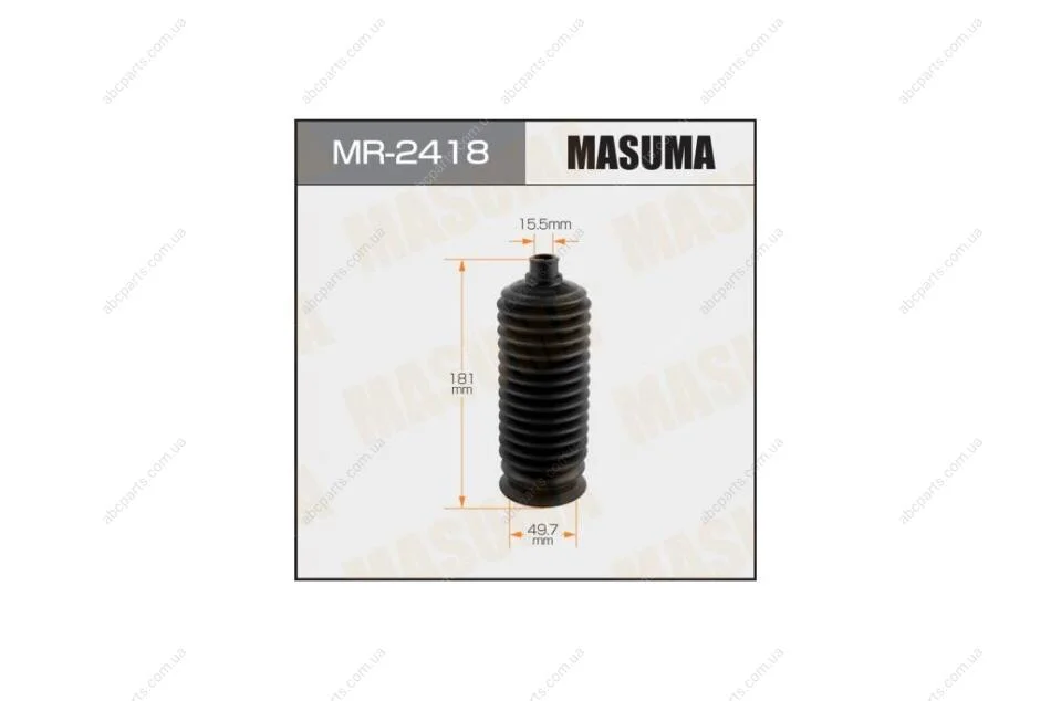 Пильовик рульової рейки (пластик) Toyota FJ Cruiser (10-18), Land Cruiser Prado (02-09) (MR-2418) MASUMA MR2418 (фото 1)