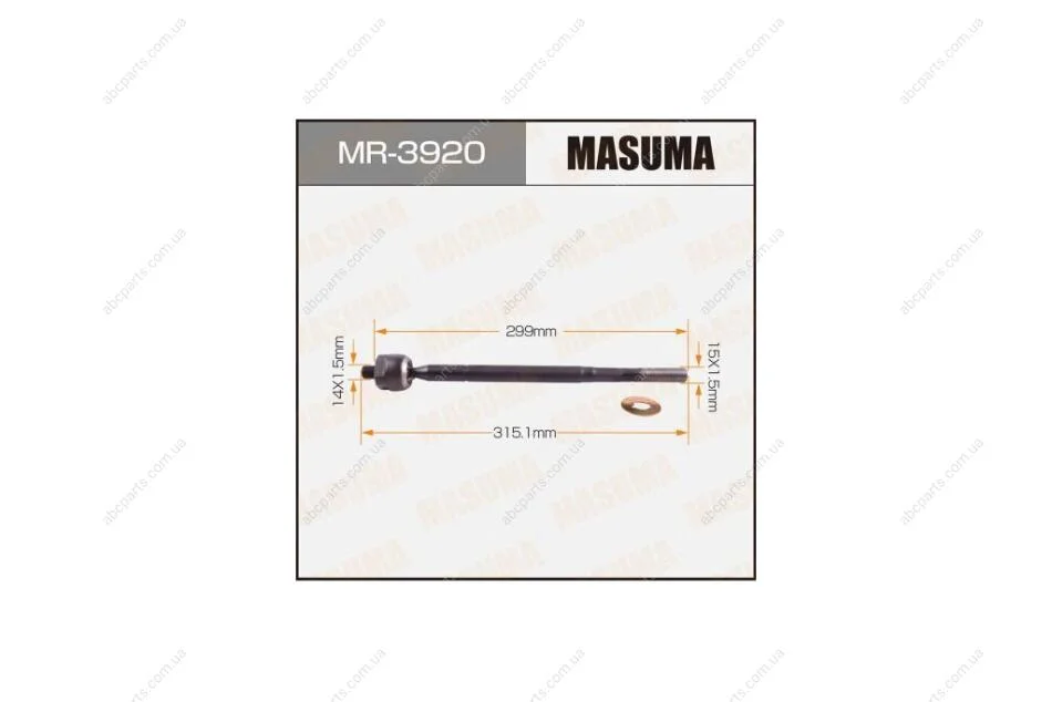 Тяга рулевая TOYOTA RAV 4/ ACA2#, ZCA2# (MR-3920) MASUMA 'MR-3920 (фото 1)