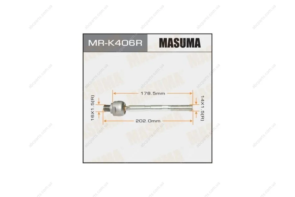 Тяга рулевая HYUNDAI, KIA/ RIO RH (MR-K406R) MASUMA 'MR-K406R (фото 1)