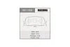 Колодки тормозные задн Toyota Camry (01-11), Highlander (00-03) (MS-1458) MASUMA MS1458 (фото 1)
